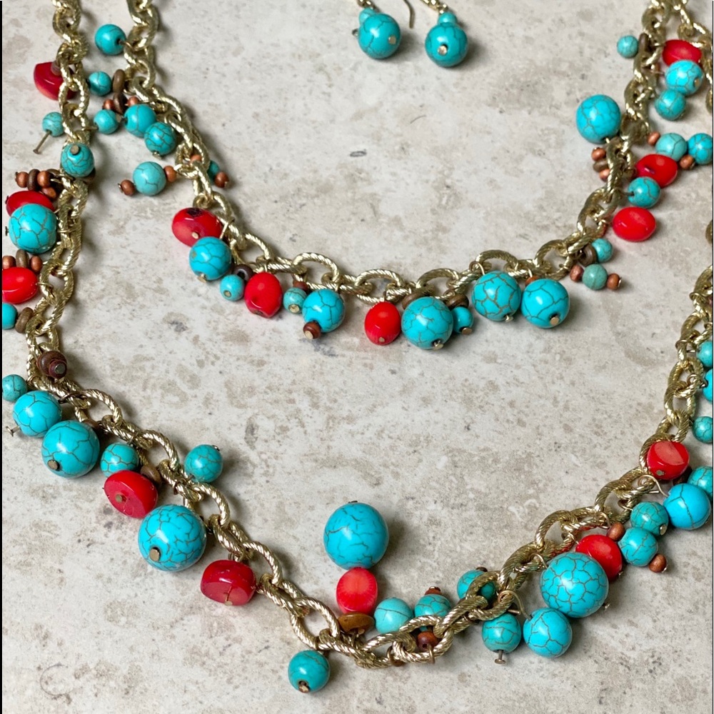 Boho Turquoise Jewelry Set from Macy’s - Picture 2 of 4